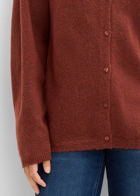 Finstickad cardigan, bonprix