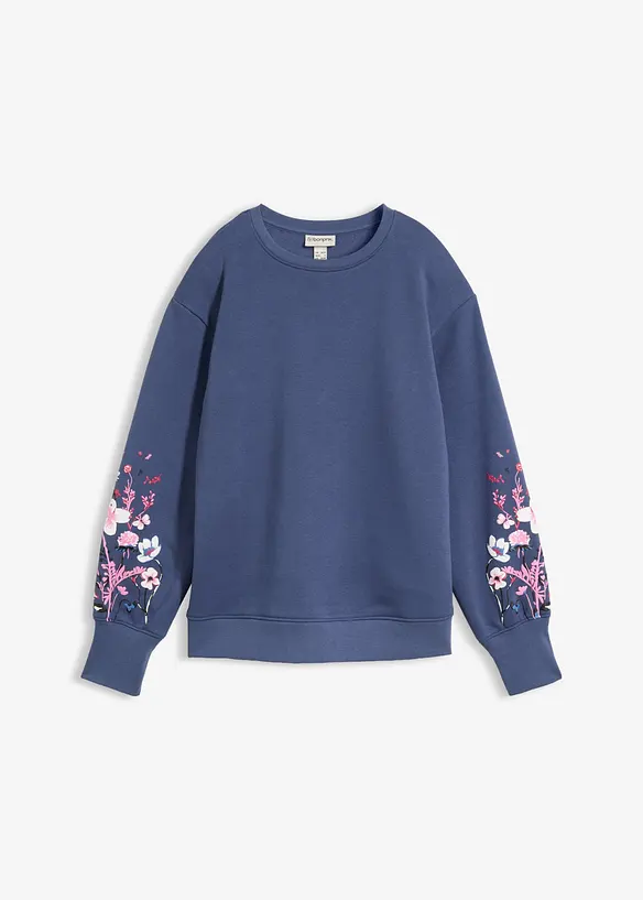 Sweatshirt av bomullsmix, bonprix