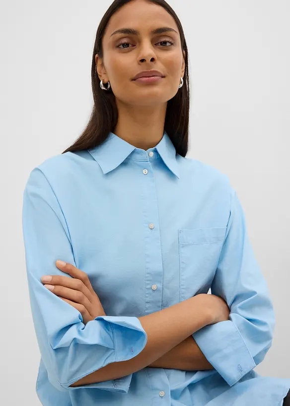 Oxfordblus av ekologisk bomull, bonprix