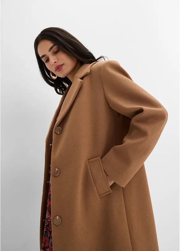 Kappa med yllelook, bonprix