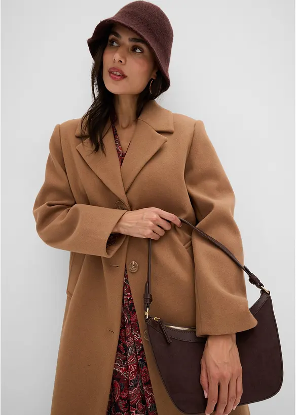 Kappa med yllelook, bonprix