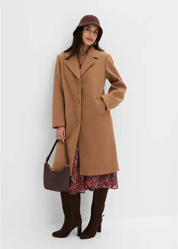 Kappa med yllelook, bonprix