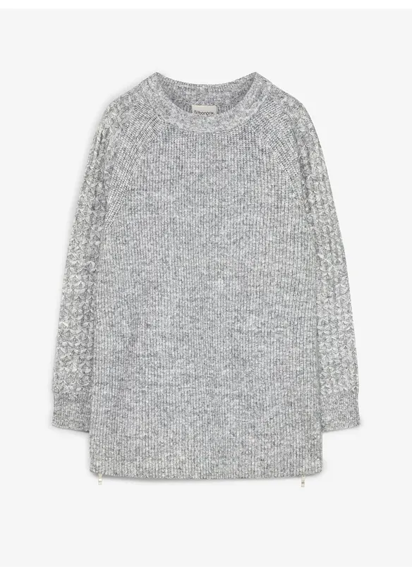 Stickad mamma-/amningstr&ouml;ja, bonprix