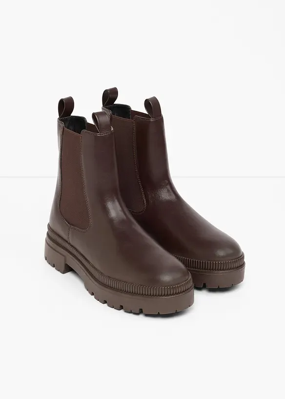 Chelseaboots med profilsula, bonprix
