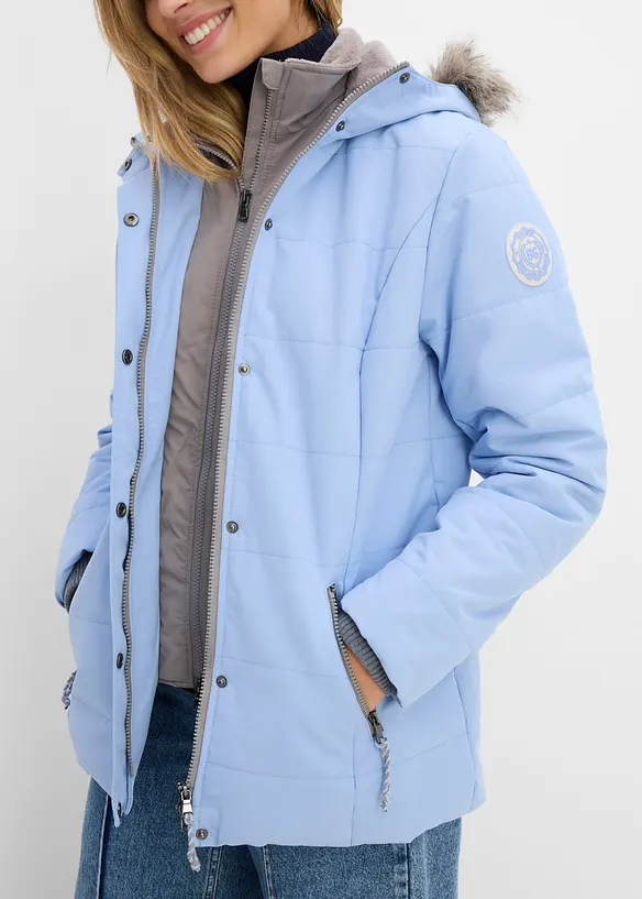 Vinterjacka med 2-i-1-look, bonprix