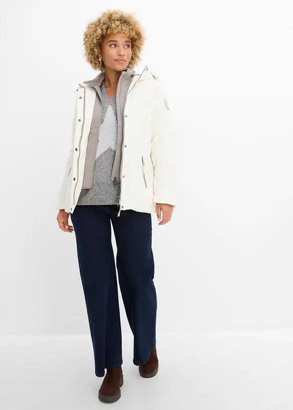Vinterjacka med 2-i-1-look, bonprix