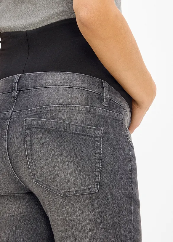 Elastiska mammajeans med ekologisk bomull, Skinny Fit, bonprix