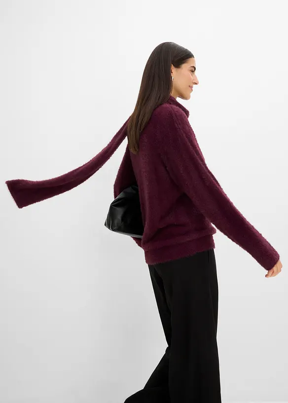 Oversize-tr&ouml;ja med sjal, bonprix