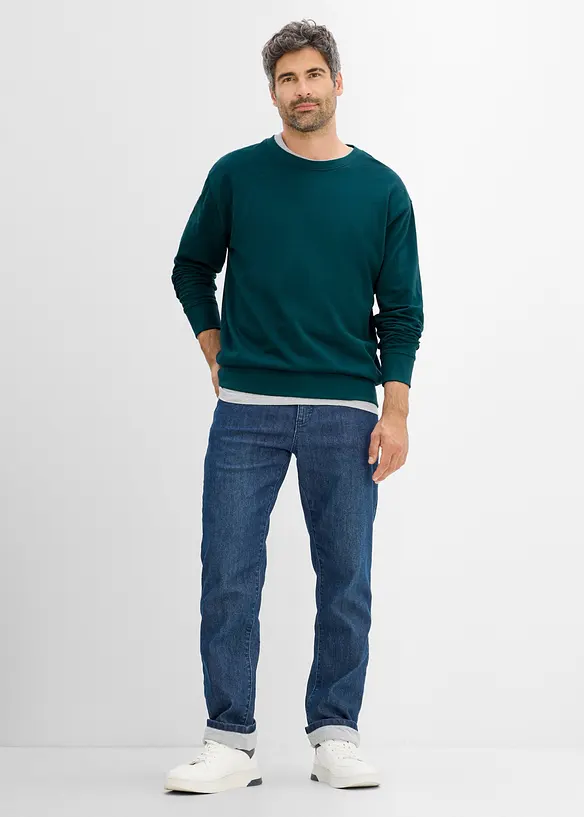 Oversizesweatshirt i ekologisk bomull, bonprix