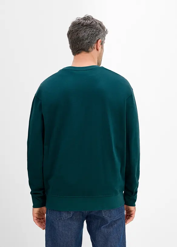 Oversizesweatshirt i ekologisk bomull, bonprix