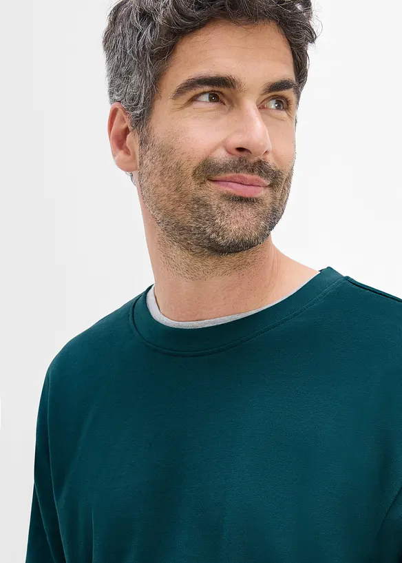 Oversizesweatshirt i ekologisk bomull, bonprix