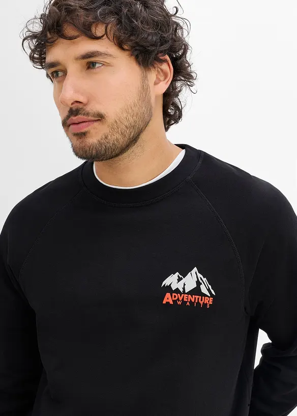 Sweatshirt med ekologisk bomull, bonprix