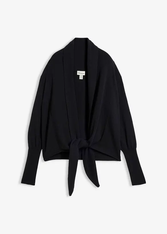 Cardigan i bomull och ull, bonprix