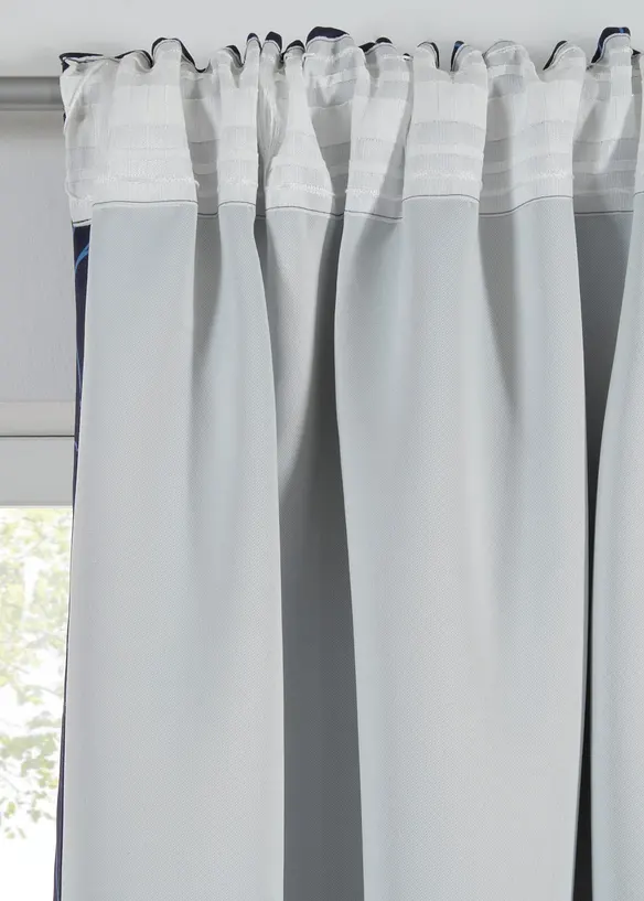 M&ouml;rkl&auml;ggande gardinl&auml;ngd med &aring;tervunnen polyester (1-pack), bonprix