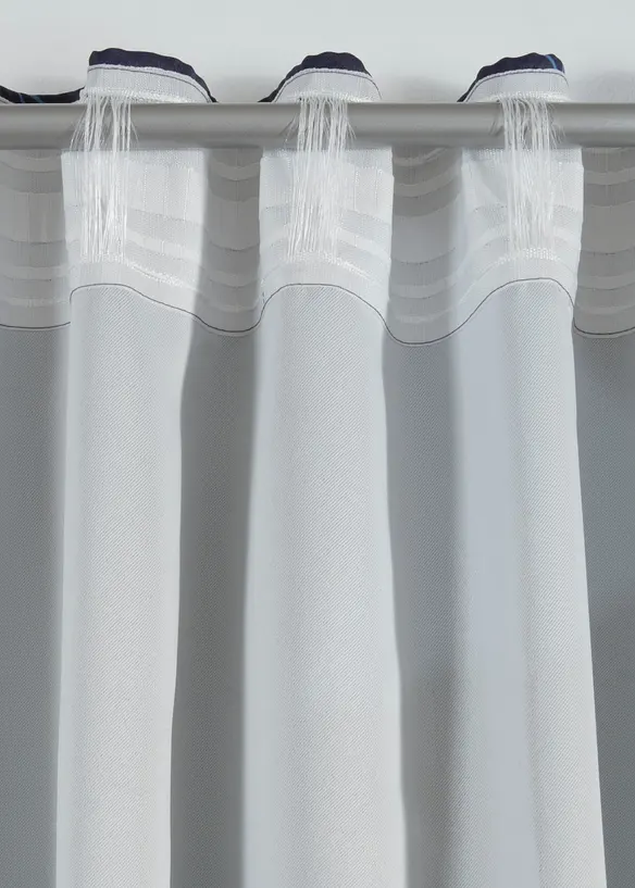 M&ouml;rkl&auml;ggande gardinl&auml;ngd med &aring;tervunnen polyester (1-pack), bonprix