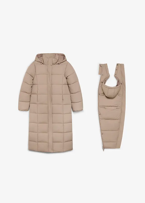 V&auml;rmande mammat&auml;ckkappa med babyficka, bonprix