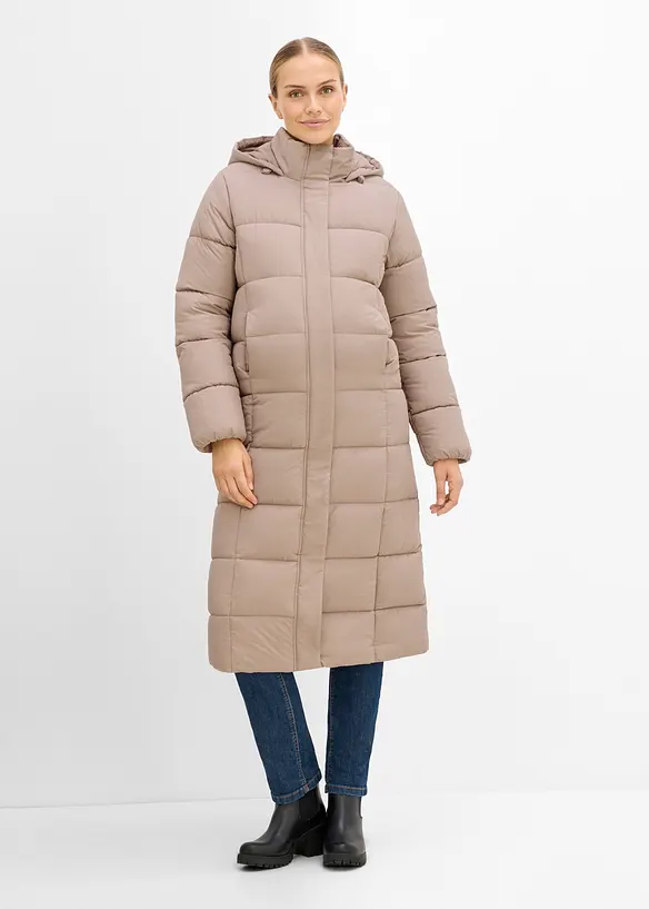V&auml;rmande mammat&auml;ckkappa med babyficka, bonprix