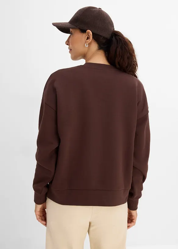 Oversized sweatshirt av bomullsmix, bonprix