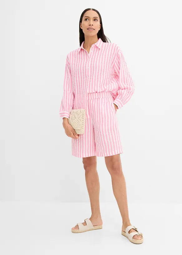 Shorts i bomullsmuslin, bonprix