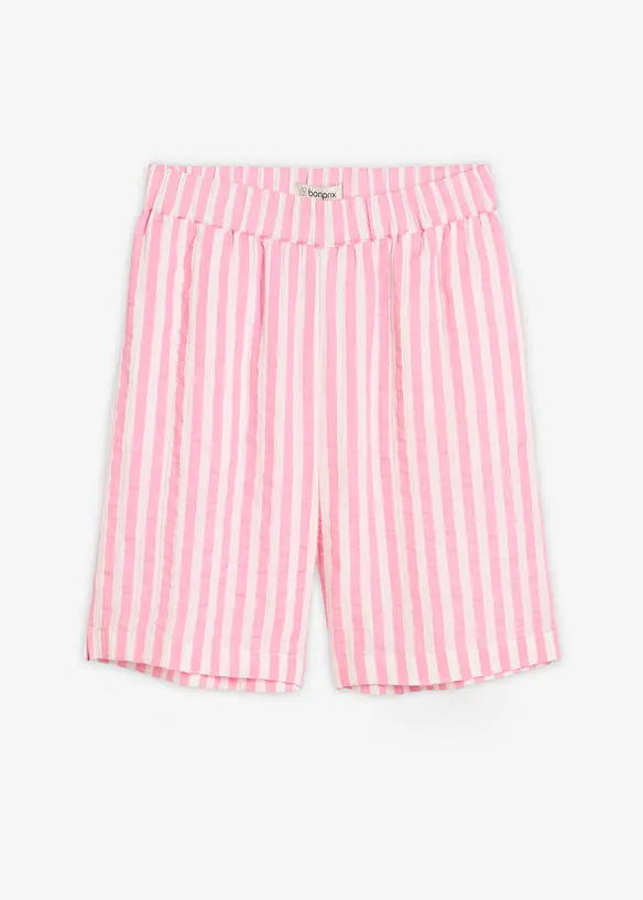 Shorts i bomullsmuslin, bonprix