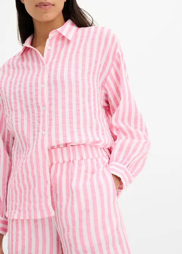 Shorts i bomullsmuslin, bonprix