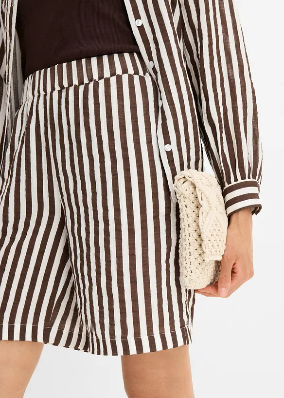 Shorts i bomullsmuslin, bonprix