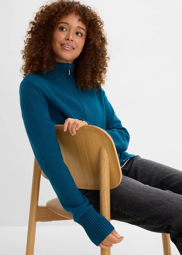 Cardigan i ekologisk bomull, bonprix
