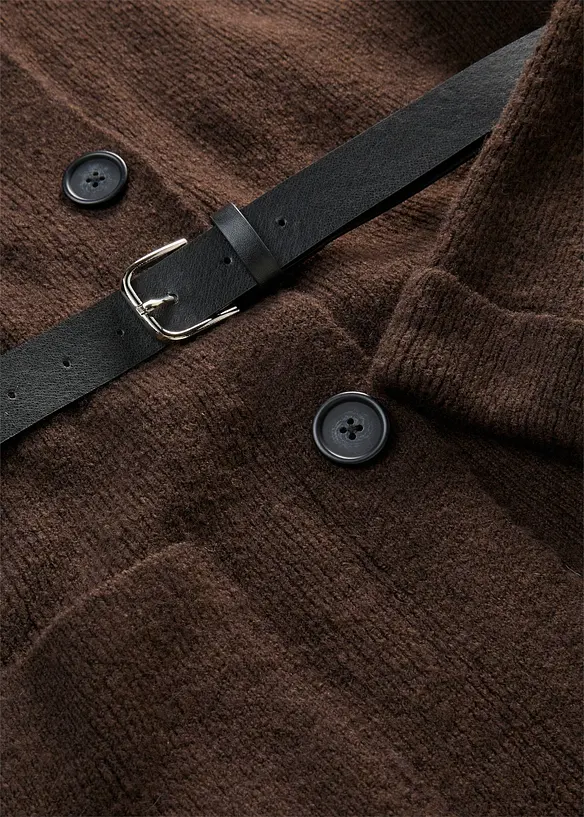Cardigan med sk&auml;rp, bonprix