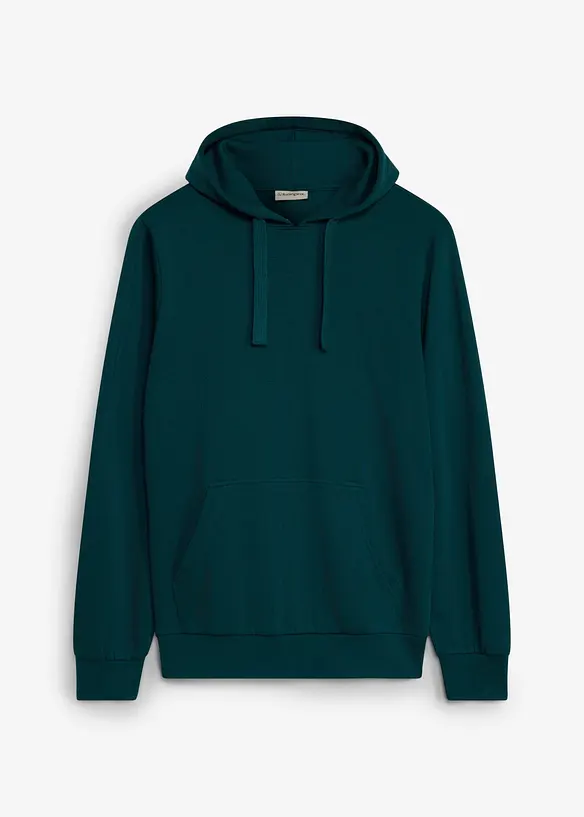 Sweatshirt med huva, normal passform, bonprix