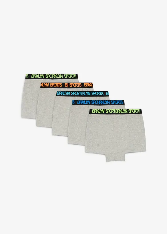 Boxershorts med mjuk bomull (5-pack), bonprix