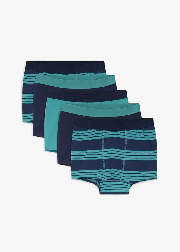 Boxershorts med mjuk bomull (5-pack), bonprix