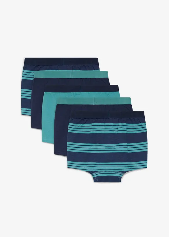 Boxershorts med mjuk bomull (5-pack), bonprix