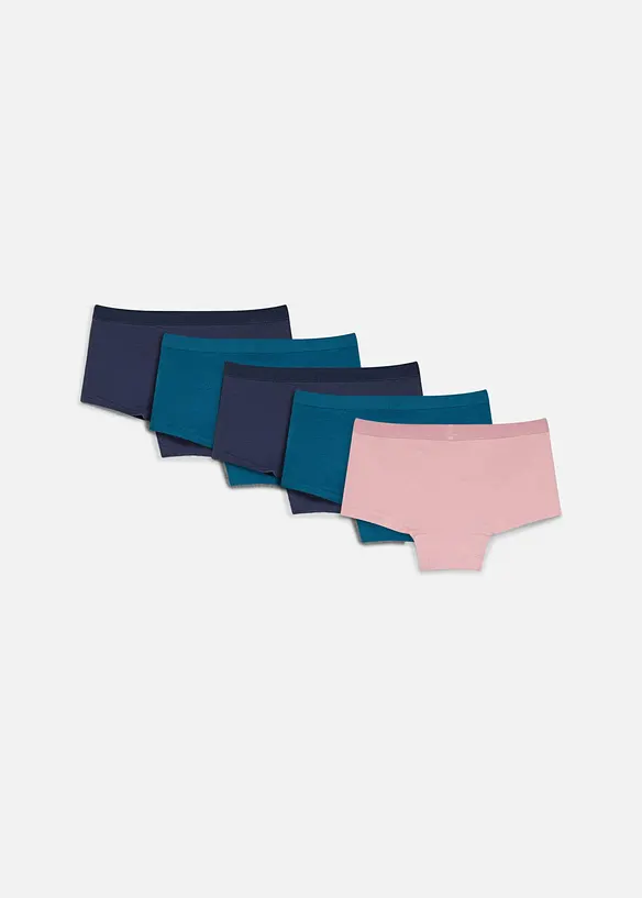 Hipstertrosa med mjuk bomull (5-pack), bonprix