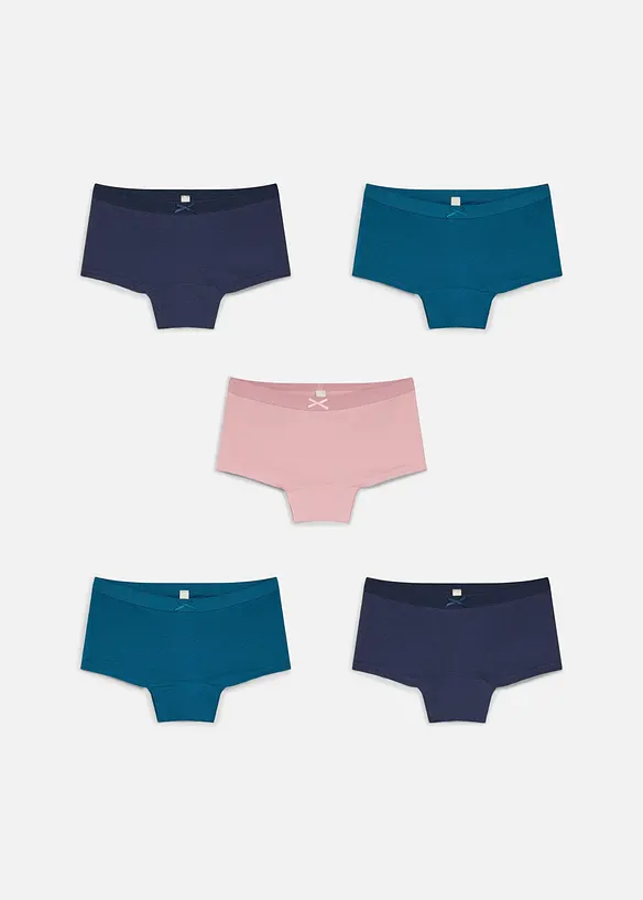 Hipstertrosa med mjuk bomull (5-pack), bonprix