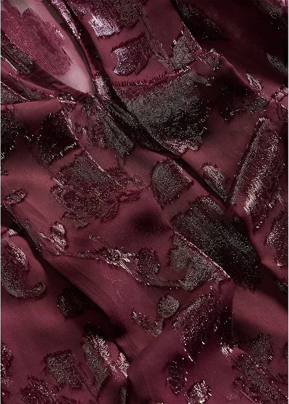 Dra p&aring;-blus med broderi, bonprix