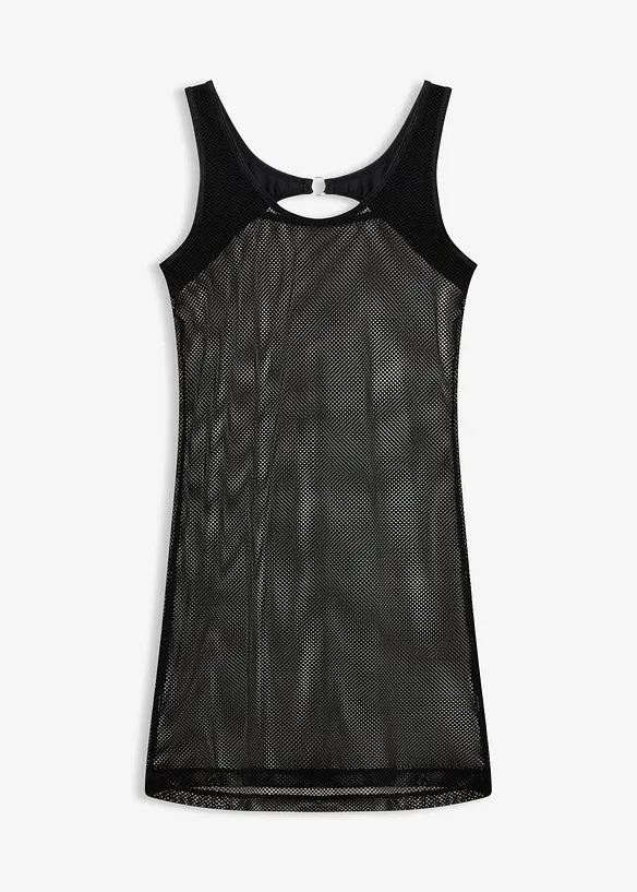 Kl&auml;nning med wetlook, bonprix