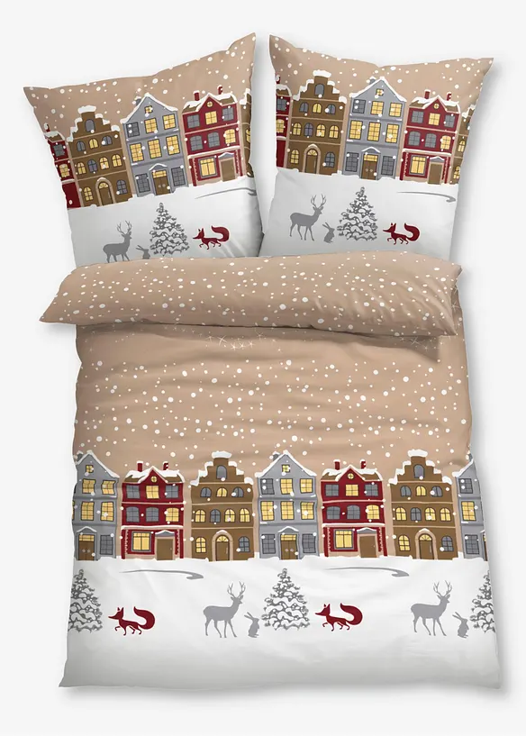 P&aring;slakanset med vinterfint motiv, bonprix