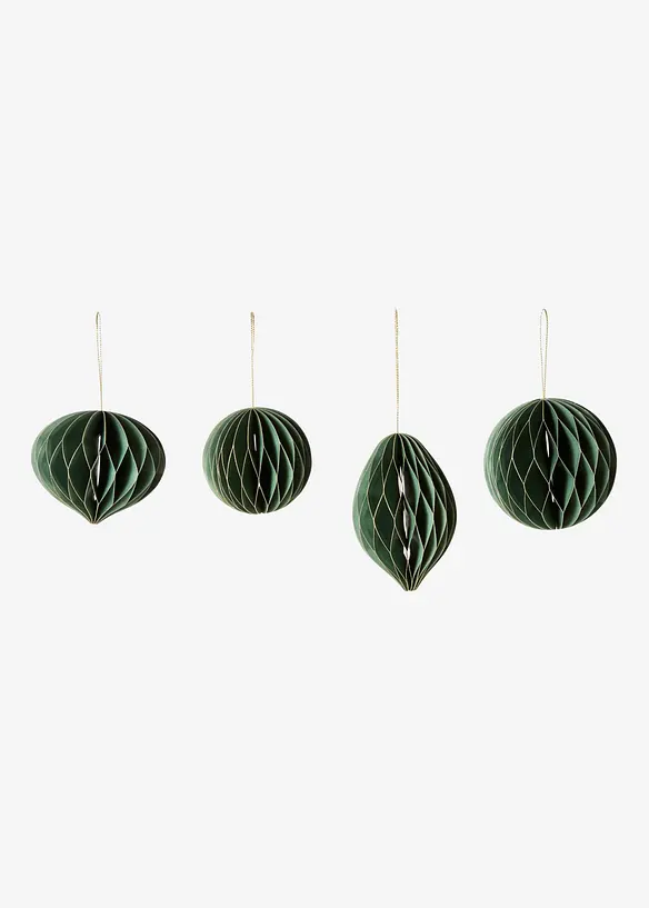 Julgranspynt i papper (4 delar), bonprix