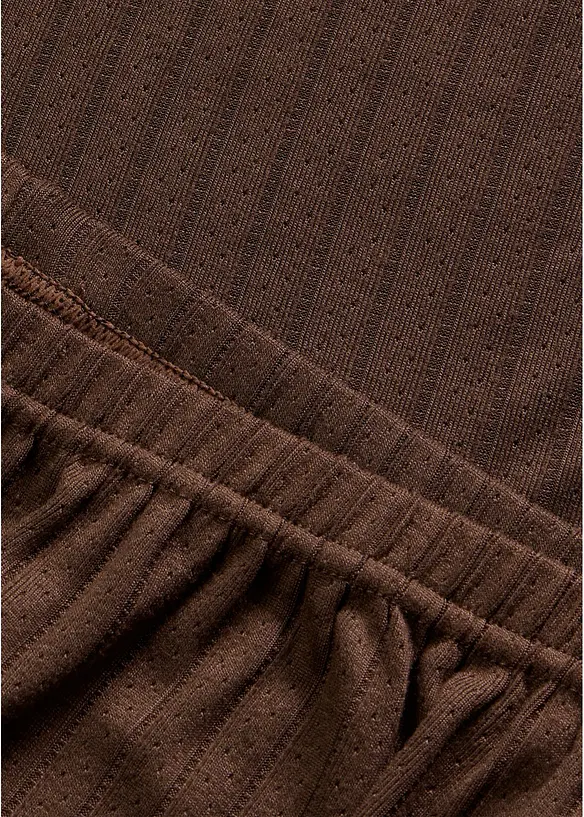 Pyjamas i mjuk pointellejersey, bonprix