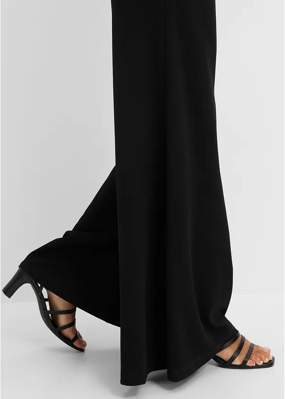 Jumpsuit med glansigt broderi, bonprix