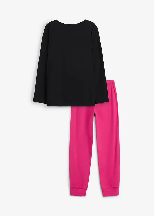 Pyjamas i mjuk bomull (2 delar), bonprix