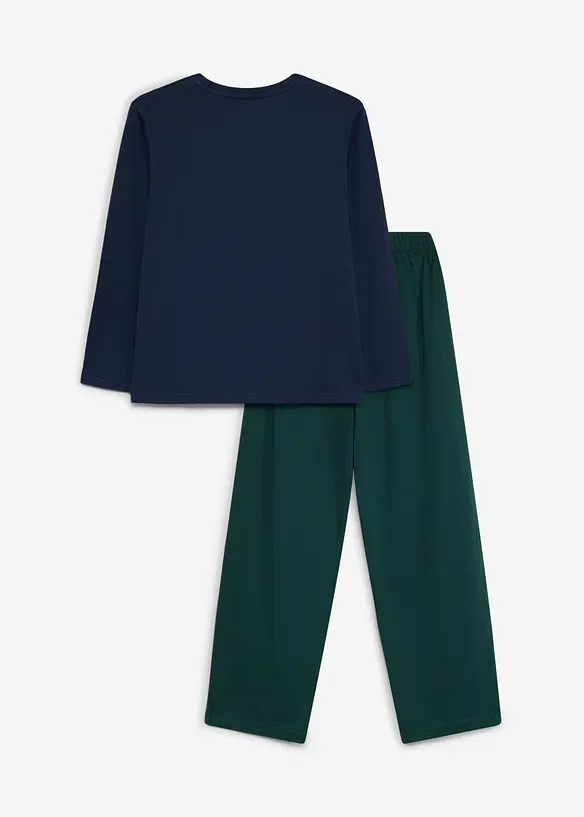 Pyjamas av mjuk, ekologisk bomull, bonprix
