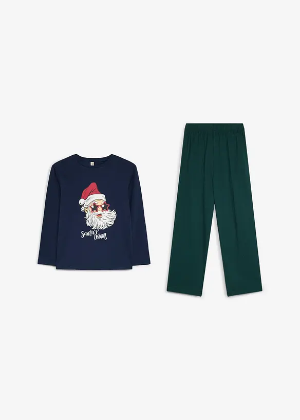 Pyjamas av mjuk, ekologisk bomull, bonprix