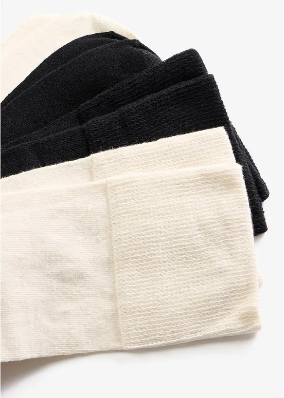 Overknee-strumpor med ekologisk bomull (2-pack), bonprix