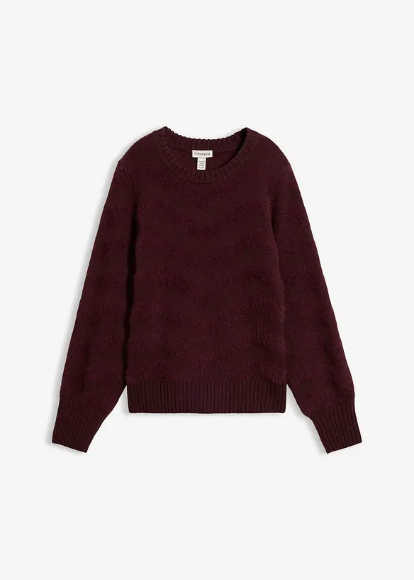 Tr&ouml;ja med fluffigt garn, bonprix