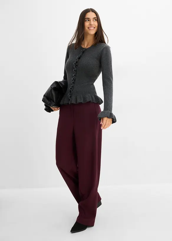 H&aring;lm&ouml;nstrad cardigan, bonprix