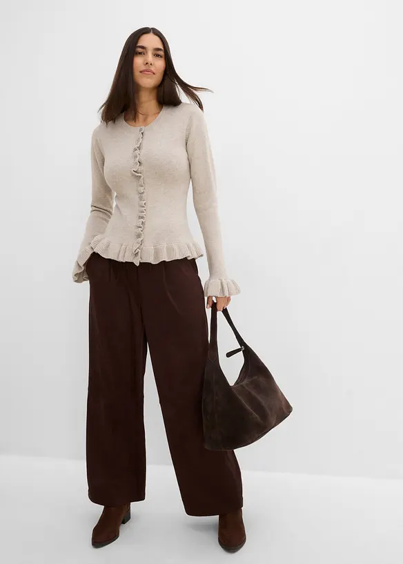 H&aring;lm&ouml;nstrad cardigan, bonprix