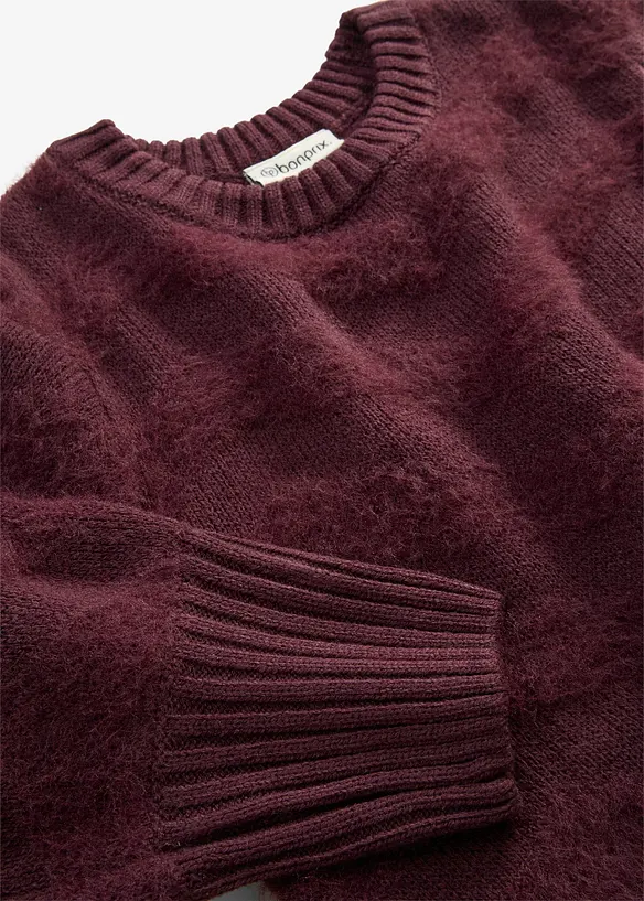 Tr&ouml;ja med fluffigt garn, bonprix