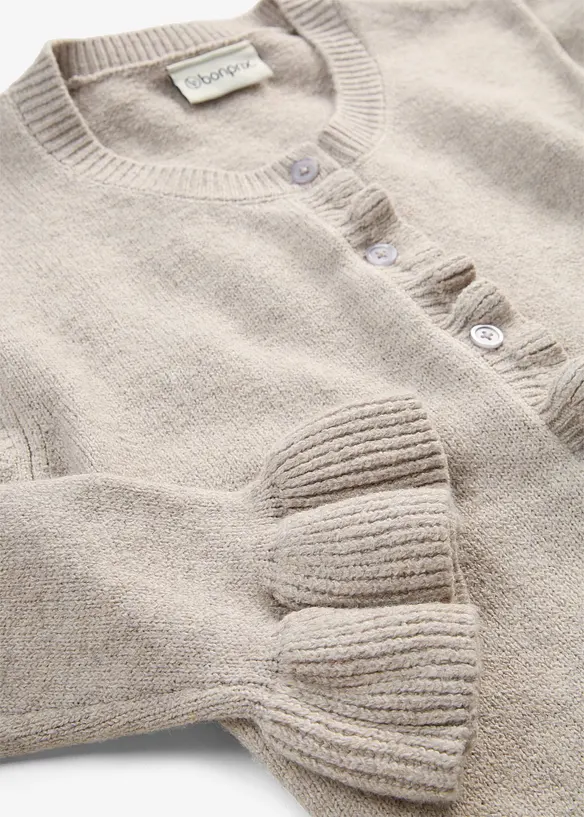 H&aring;lm&ouml;nstrad cardigan, bonprix