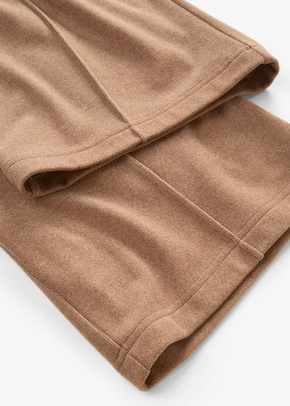 Dra p&aring;-byxa i ribbad jersey, bonprix